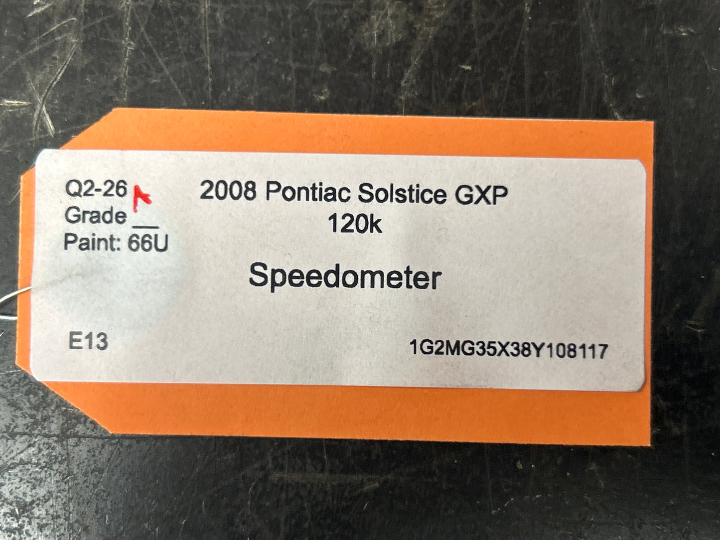2008-10 Pontiac Solstice 2.0 Speedometer Instrument Guage Cluster 120K 15915961