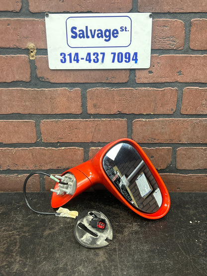 2006-09 Pontiac Solstice Passenger RH Side View Door Mirror Assembly OEM Orange