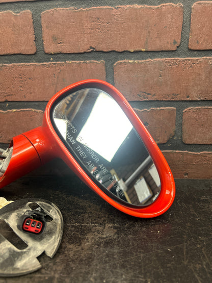 2006-09 Pontiac Solstice Passenger RH Side View Door Mirror Assembly OEM Orange