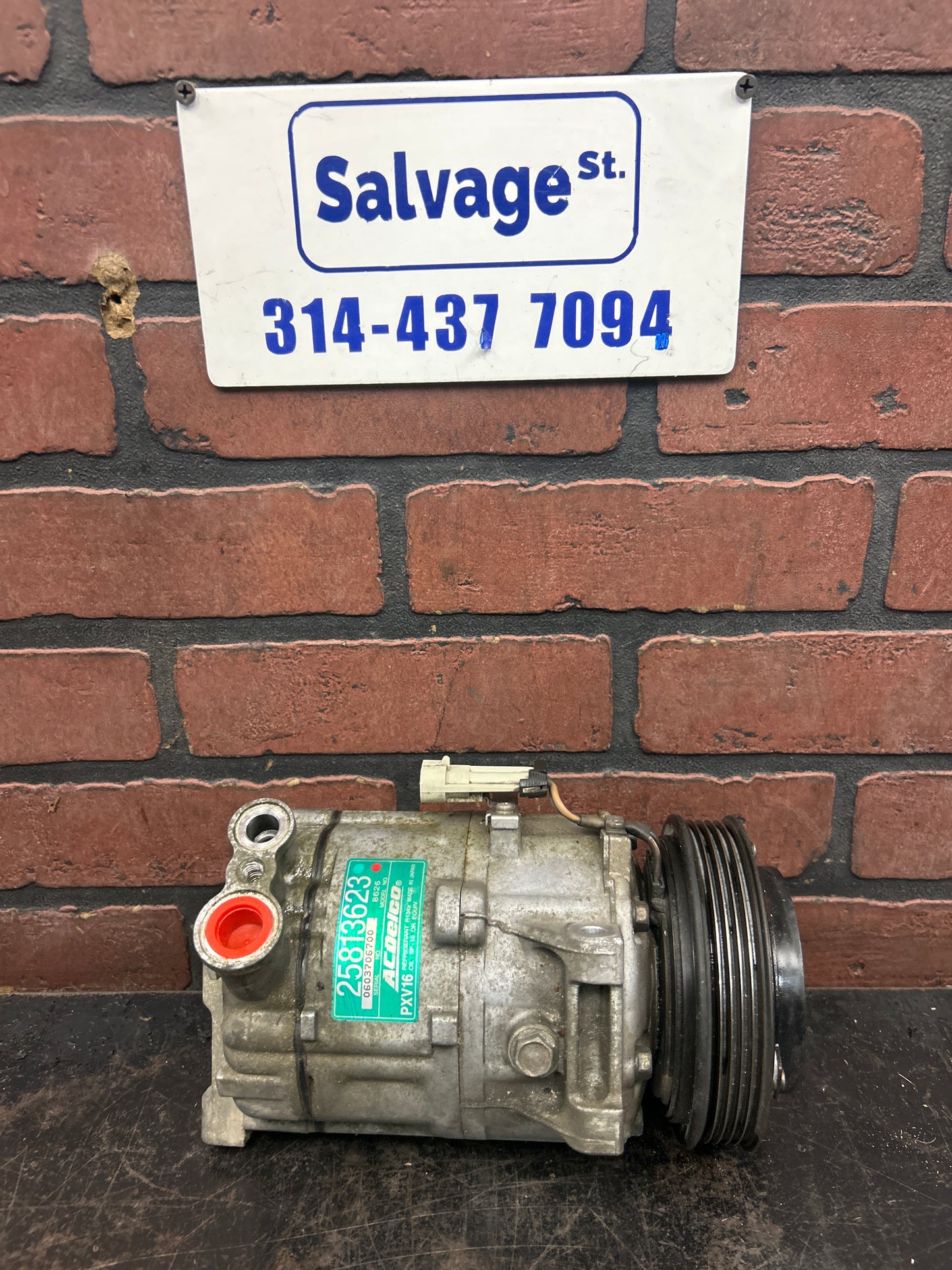 06-10 Pontiac Solstice/Saturn Sky A/C Air Conditioning Compressor OEM 19130591