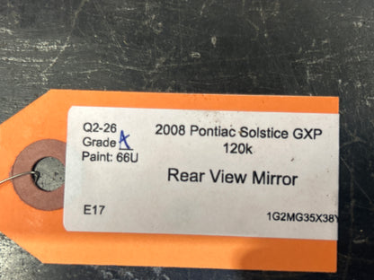 2006-2009 Saturn Sky Pontiac Solstice Interior Rear View Mirror Assembly OEM