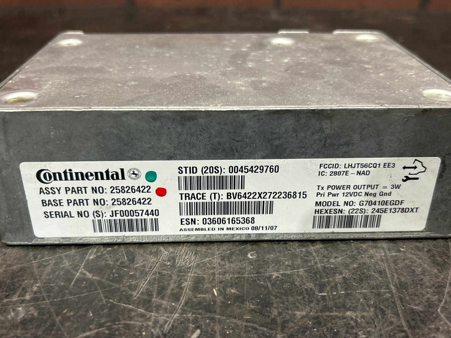 06-10 Pontiac Solstice/Saturn Sky Onstar Communication Navigation Control Module