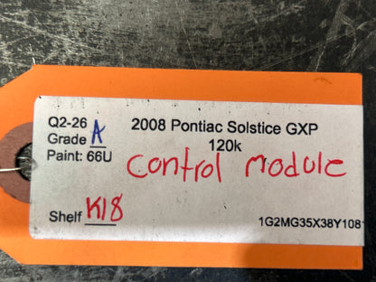 2008-2010 Pontiac Solstice/Saturn Sky Control Computer Module Unit OEM 15887042