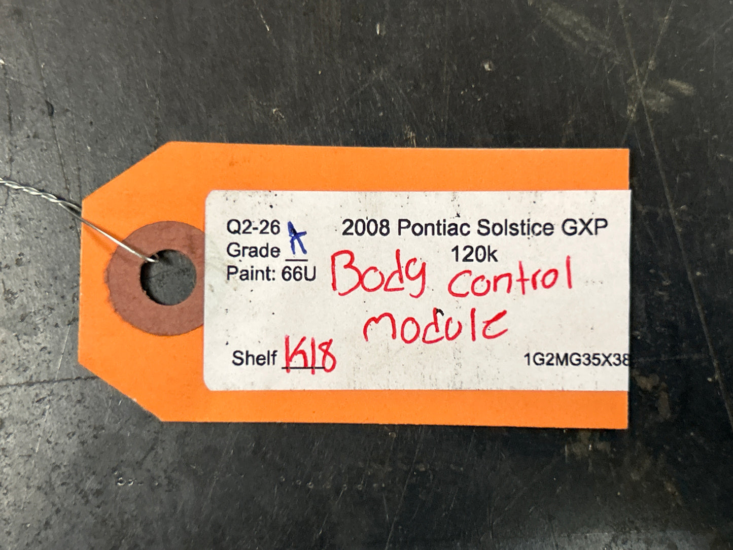 06-10 Saturn Sky Pontiac Solstice Chevrolet HHR Body Control Module Unit BCM OEM