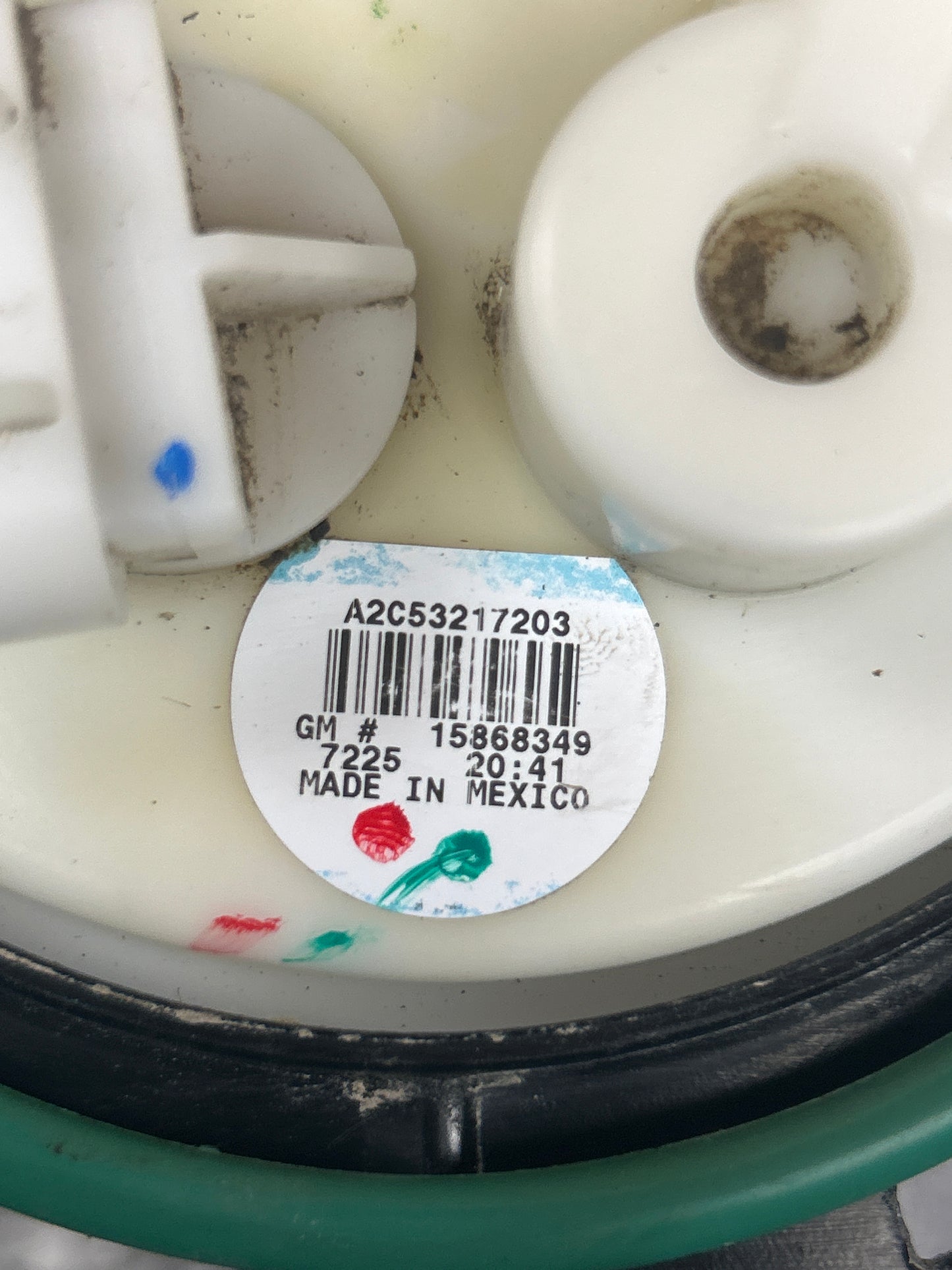 2008-2010 Saturn Sky Pontiac Solstice 2.0l Fuel Pump Assembly OEM 15868349
