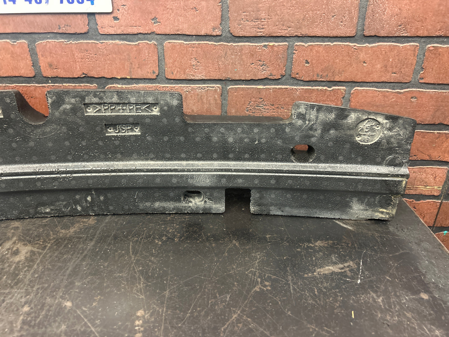 06-09 Pontiac Solstice Front Bumper Reinforcement Impact Bar w/ Foam Absorber