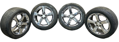 2006-2009 Pontiac Solstice 18" 18x8 5 Spoke Chrome Wheel Rim Set 9595602 OEM