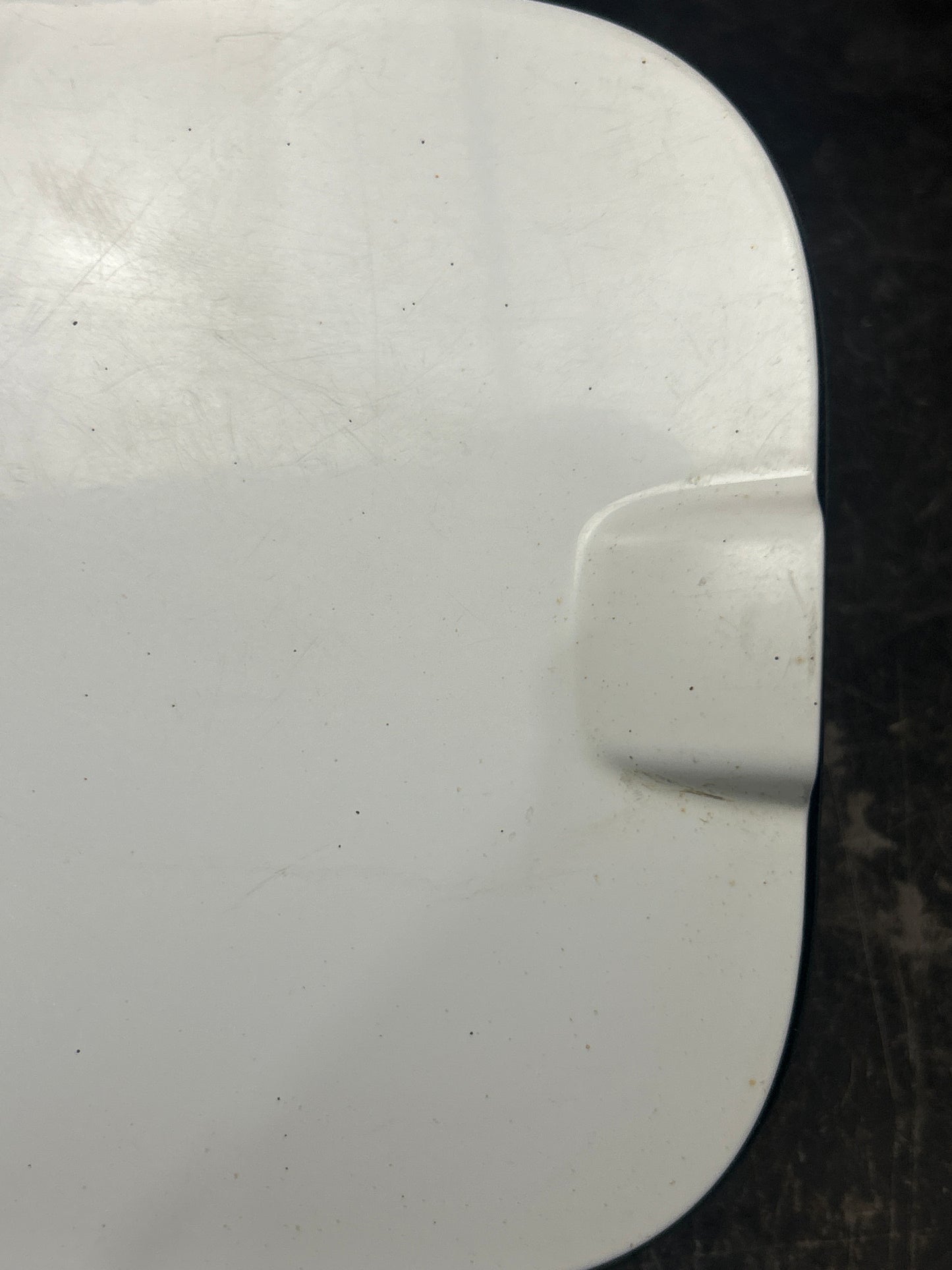 2017-2022 Ford F250-350 OEM Fuel Tank Door Cover White 9927936-AE