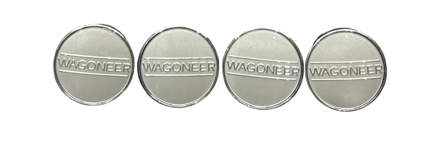 2022-2025 Jeep Grand Wagoneer Set Of 4 OEM Wheel Center Caps 04755498AA