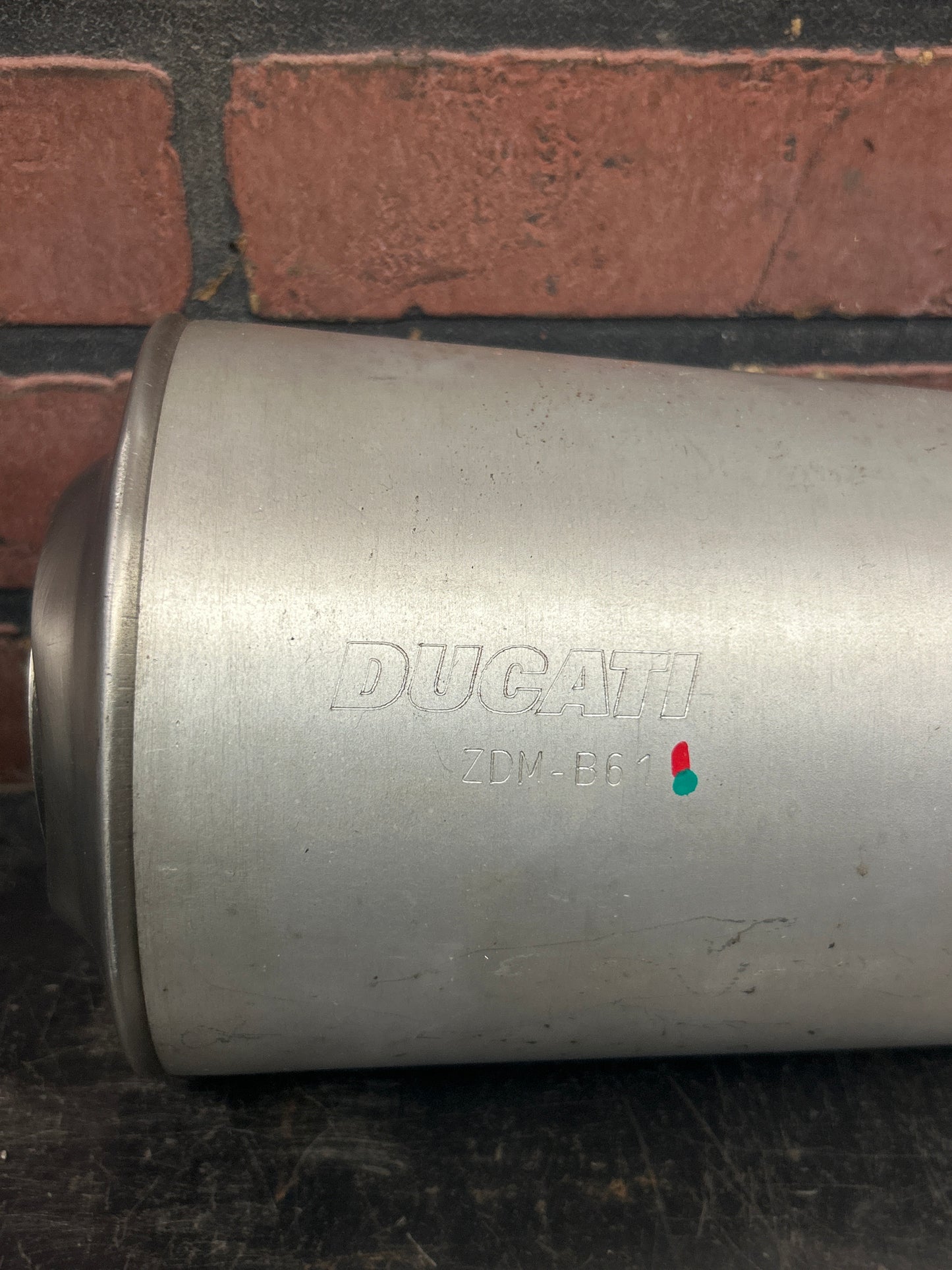 2009-2012 Ducati 696 Left Hand Monster Stock OEM Exhaust Muffler System