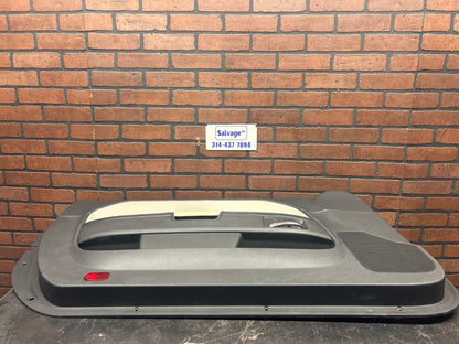 08-14 Dodge Challenger Front Driver Left Side Interior Door Trim Panel White OEM