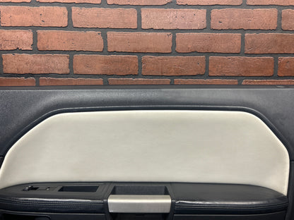08-14 Dodge Challenger Front Passenger right Side Interior Door Trim Panel White