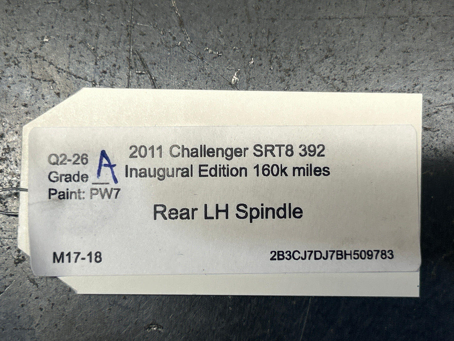2011-2023 Dodge SRT Challenger/Charger Left Driver Rear Spindle Knuckle Hub OEM