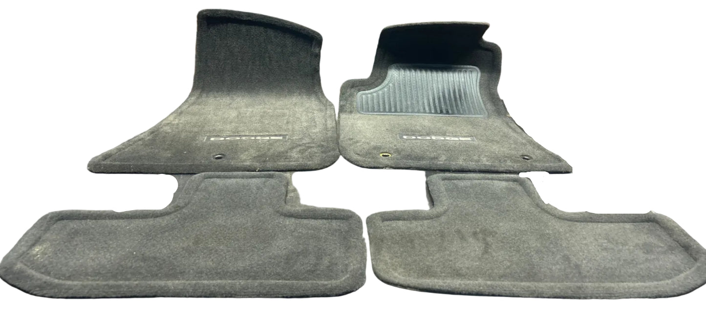 2011-2023 DODGE CHALLENGER SRT8 OEM FRONT AND REAR CARPET LINER FLOOR MATS