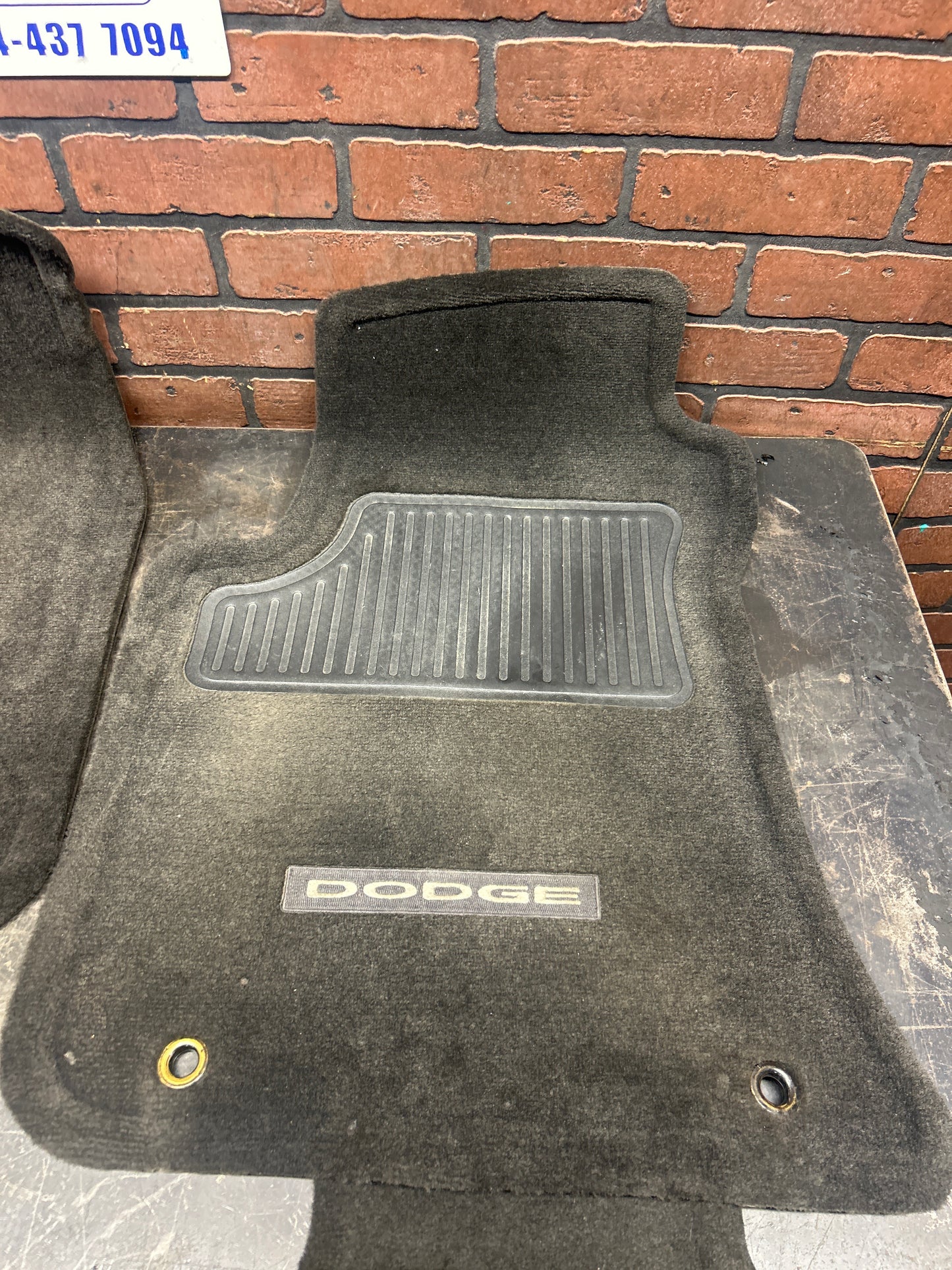 2011-2023 DODGE CHALLENGER SRT8 OEM FRONT AND REAR CARPET LINER FLOOR MATS
