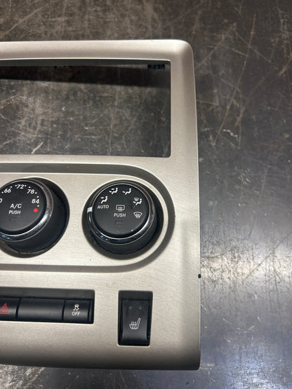 2011 - 2014 DODGE CHALLENGER OEM AC HEATER CLIMATE CONTROL SWITCH BEZEL