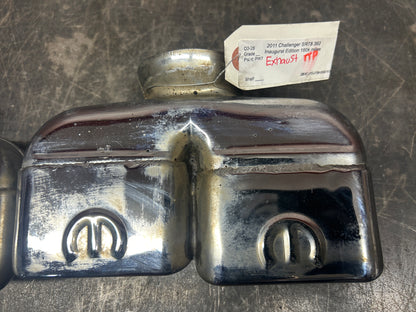 Mopar Chrome Square Exhaust Tips For Challenger OEM 82214613