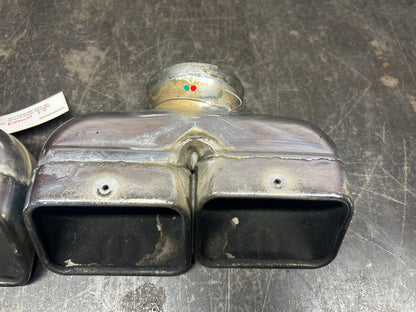 Mopar Chrome Square Exhaust Tips For Challenger OEM 82214613