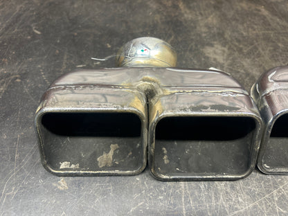 Mopar Chrome Square Exhaust Tips For Challenger OEM 82214613