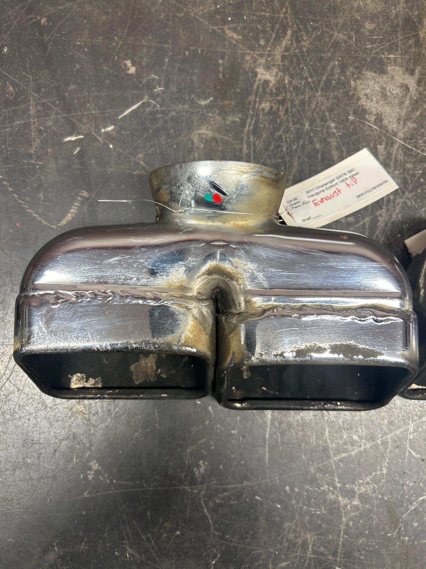 Mopar Chrome Square Exhaust Tips For Challenger OEM 82214613
