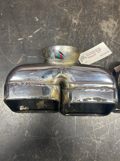 Mopar Chrome Square Exhaust Tips For Challenger OEM 82214613