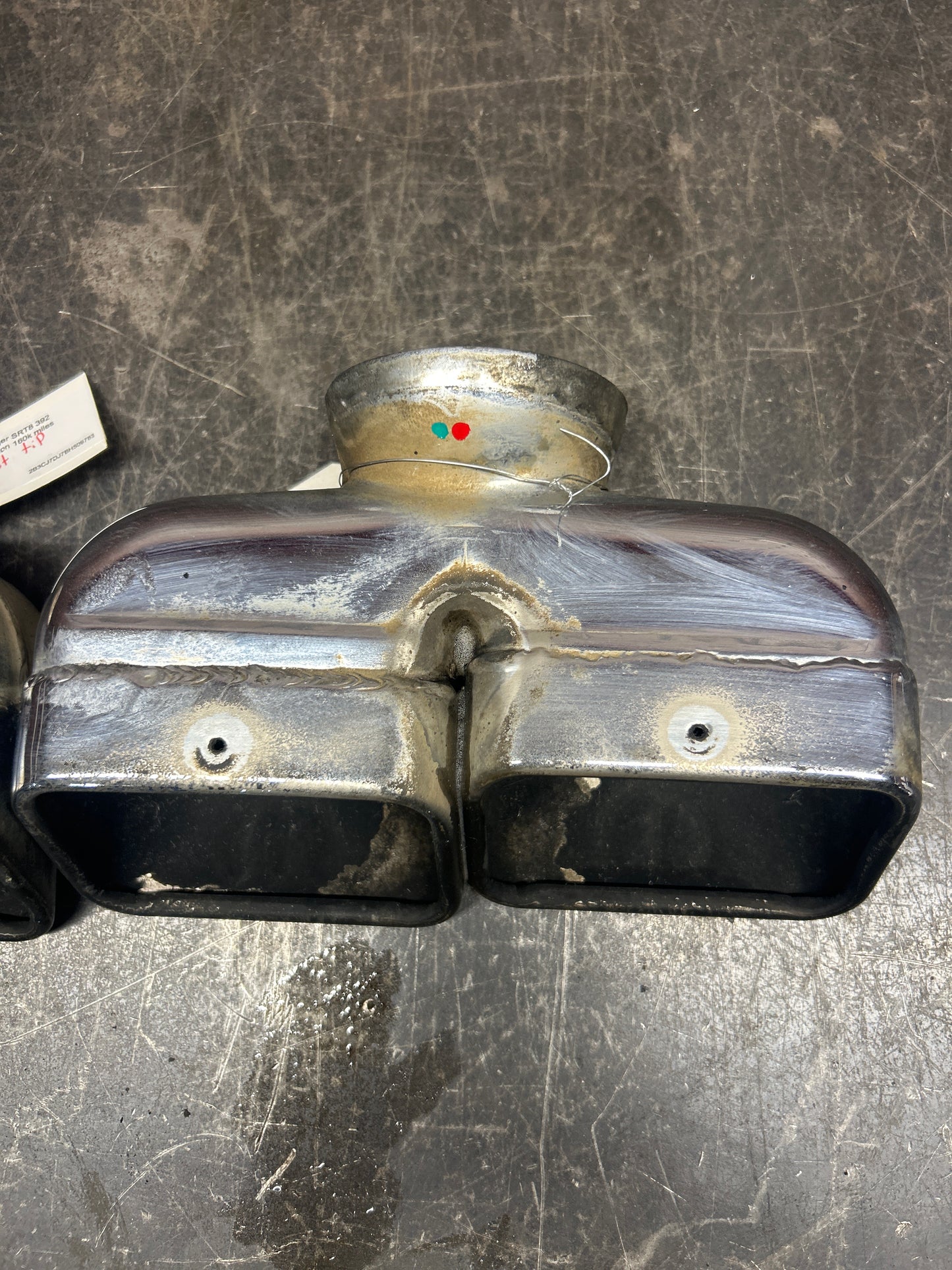 Mopar Chrome Square Exhaust Tips For Challenger OEM 82214613
