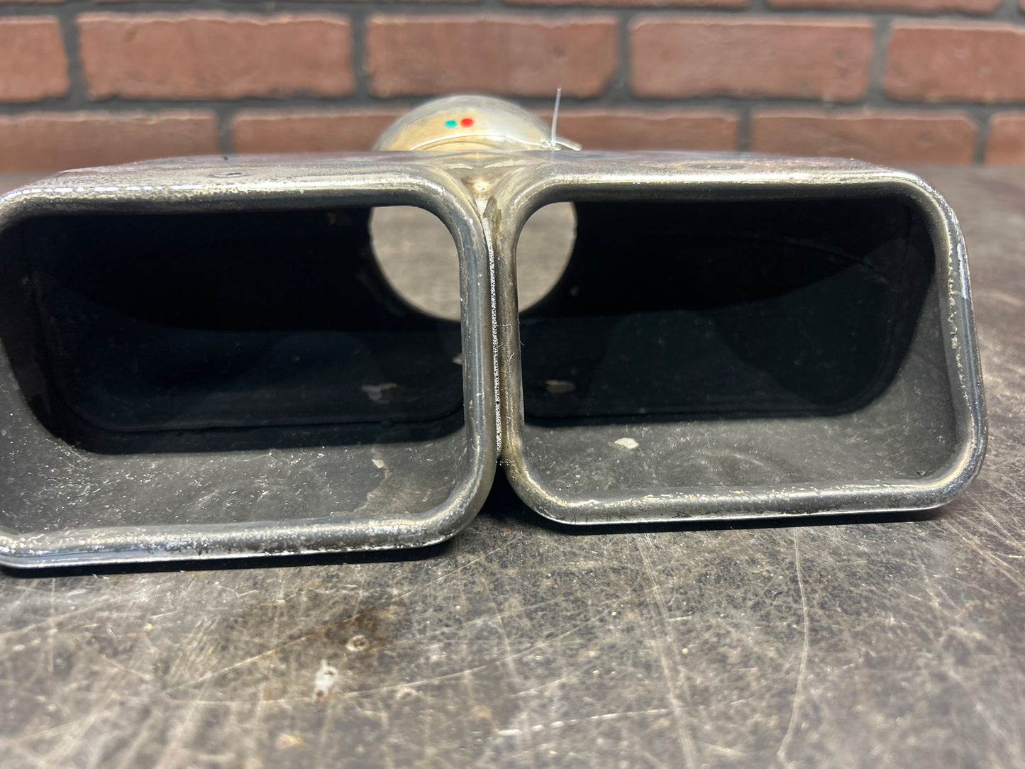 Mopar Chrome Square Exhaust Tips For Challenger OEM 82214613