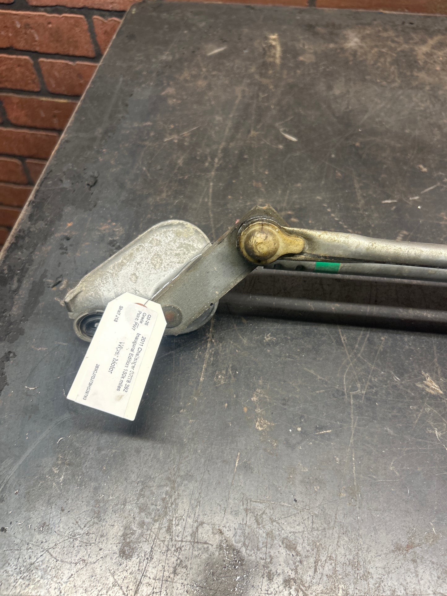 2008 - 2023 DODGE CHALLENGER FRONT WINDSHIELD WIPER LINKAGE W/ MOTOR OEM
