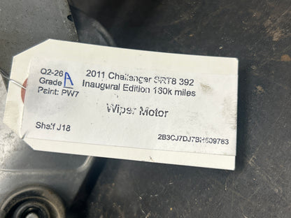 2008 - 2023 DODGE CHALLENGER FRONT WINDSHIELD WIPER LINKAGE W/ MOTOR OEM