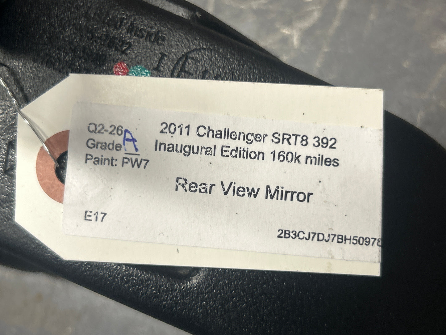 2008-2011 Challenger/Charger/300 Rear View Mirror Assembly OEM 68020439AB
