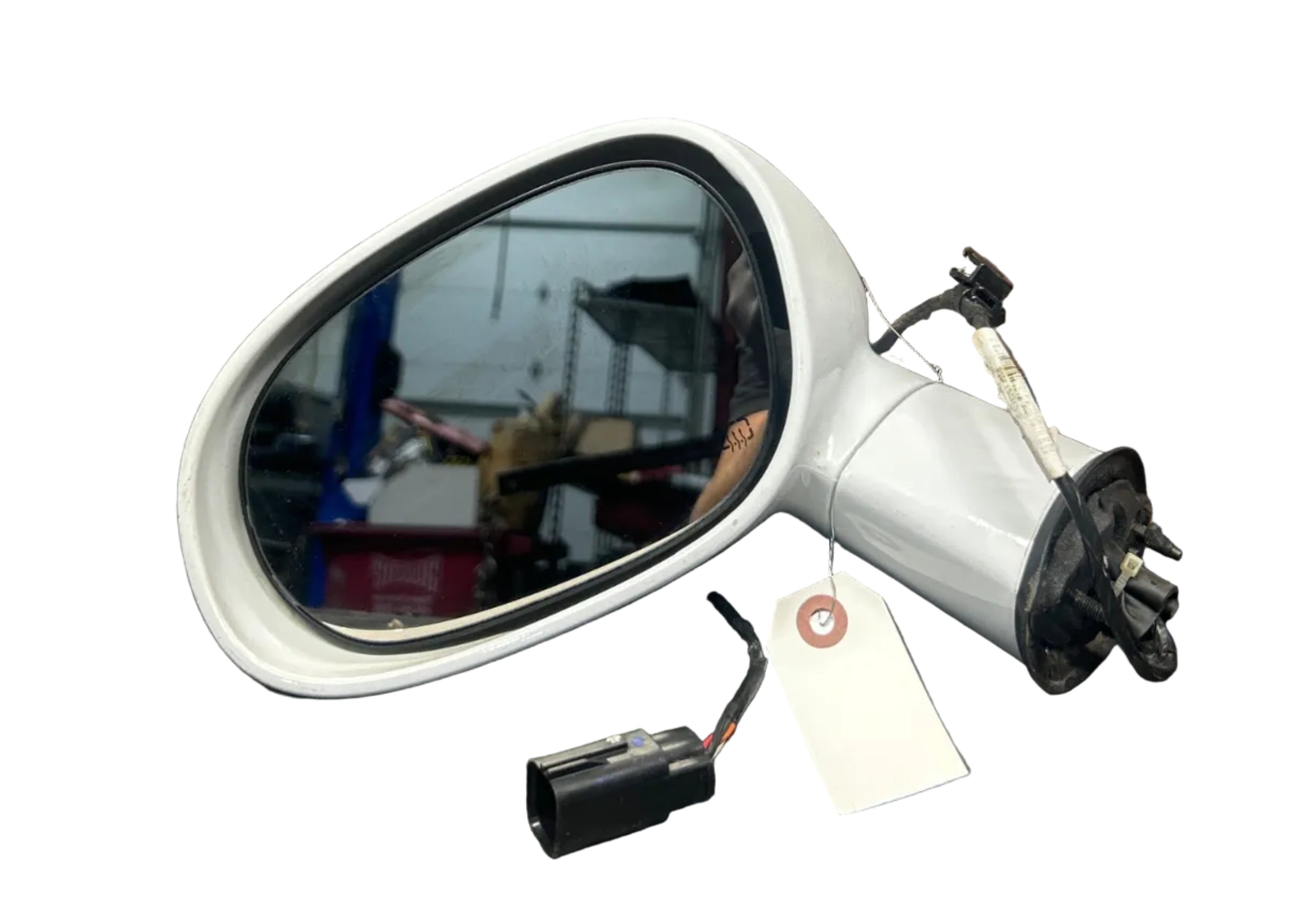 2010-2014 Dodge Challenger LH Driver Side Power Door Mirror OEM PW7 White