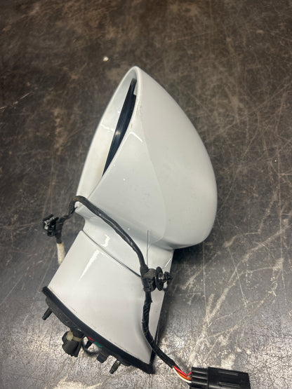 2010-2014 Dodge Challenger LH Driver Side Power Door Mirror OEM PW7 White