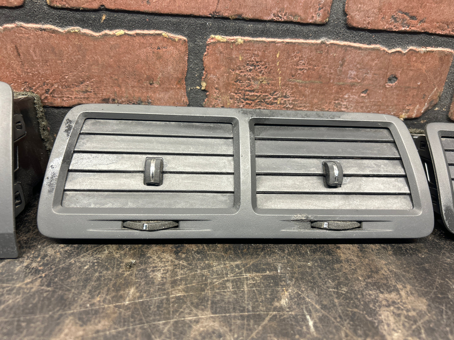 2008-2014 Dodge Challenger Center Left Right Side Dash Air Vent Bezel Set OEM