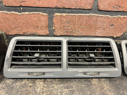 2008-2014 Dodge Challenger Center Left Right Side Dash Air Vent Bezel Set OEM