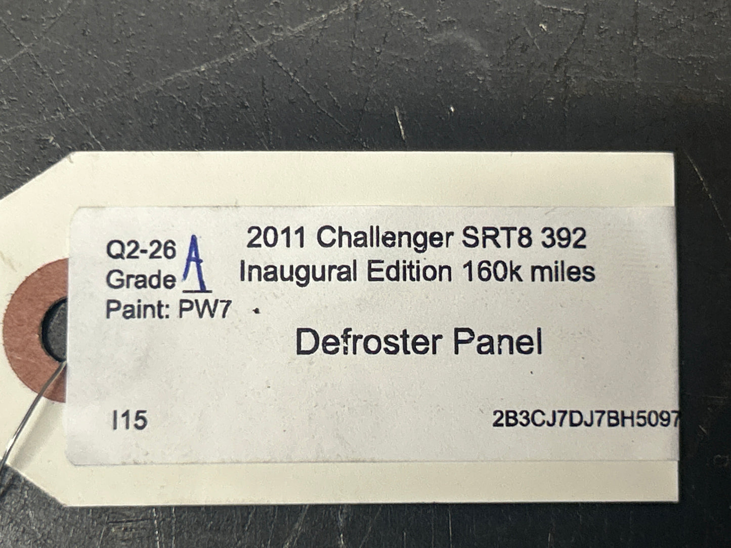 ✅ 2008-2014 Dodge Challenger OEM Dash Upper Defrost Grill Cover Panel 1FT36XDVAD