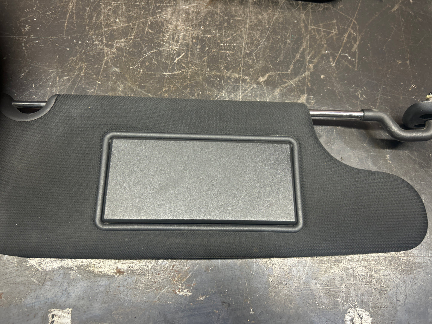 2008-2016 Dodge Challenger Black Extendable Sun Visor Set Pair LH RH OEM