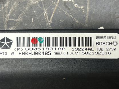 2010-2014 DODGE CHALLENGER SRT8 OEM DOOR CONTROL MODULE COMPUTER 68051931AA
