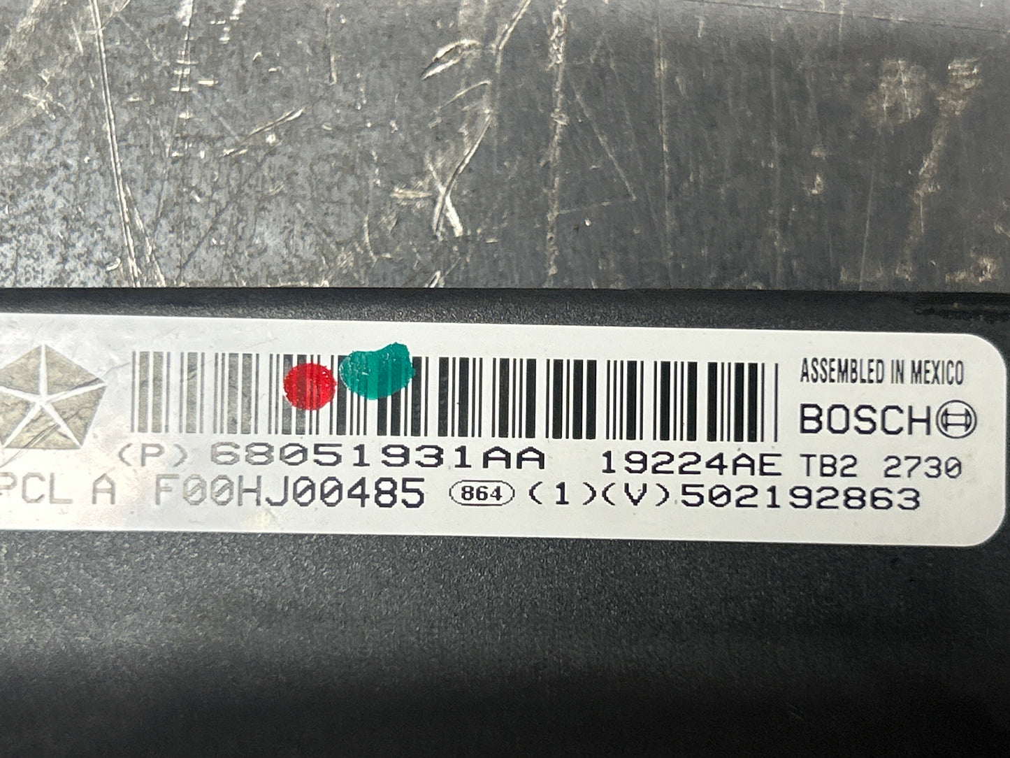 2010-2014 DODGE CHALLENGER SRT8 OEM DOOR CONTROL COMPUTER  MODULE 68051931AA