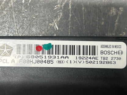 2010-2014 DODGE CHALLENGER SRT8 OEM DOOR CONTROL COMPUTER  MODULE 68051931AA