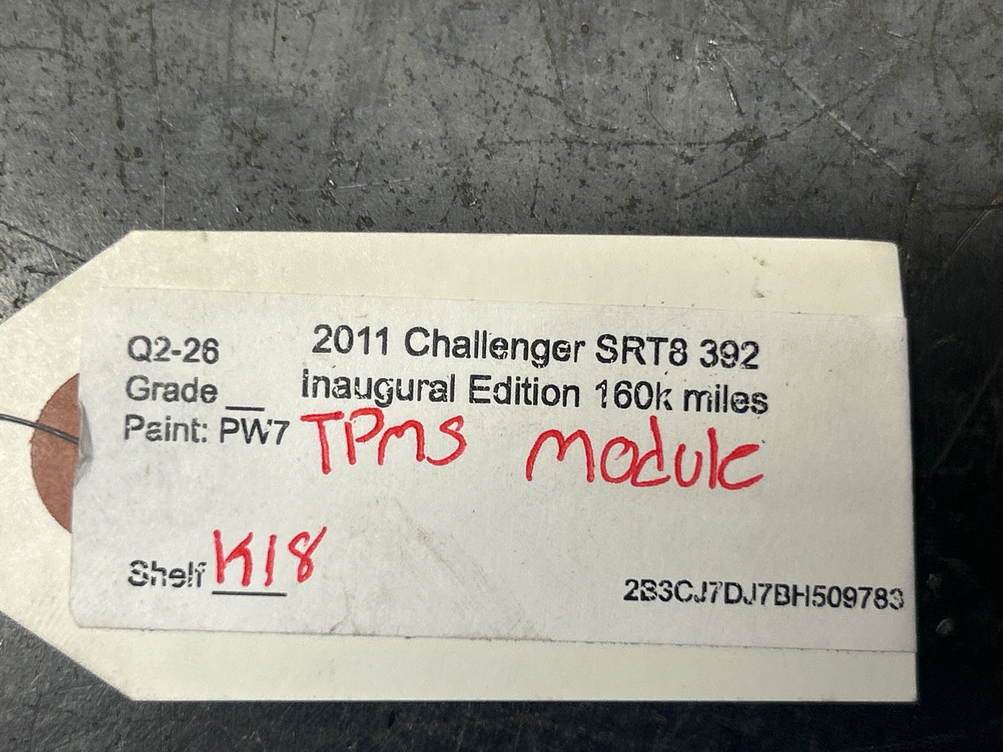 2008-2014 DODGE CHALLENGER SRT8 OEM AIR TIRE PRESSURE MONITOR SENSOR TPMS MODULE