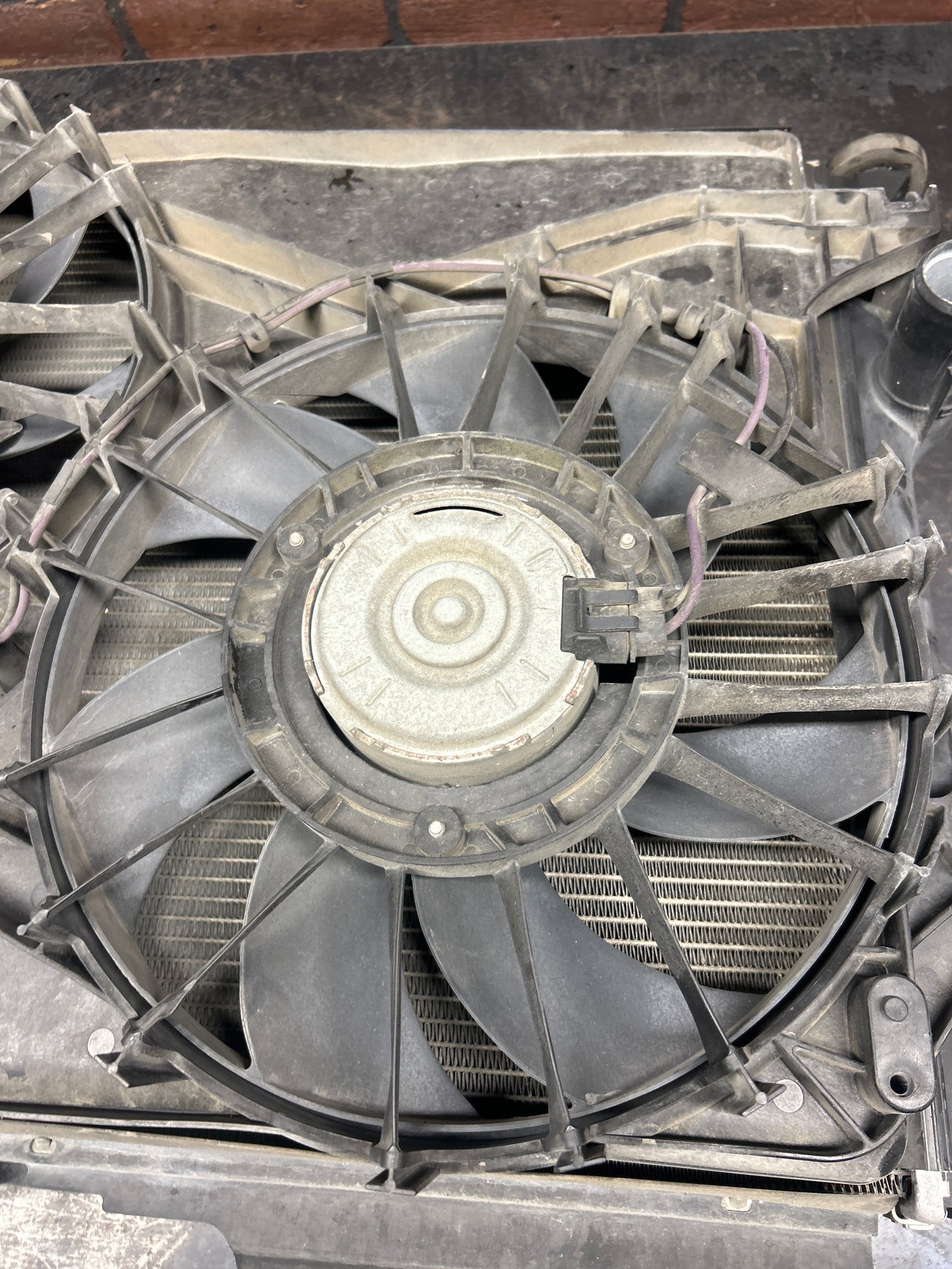 2009-2023 Dodge Challenger SRT8 Radiator Dual Cooling Fan Assembly 68050294AC