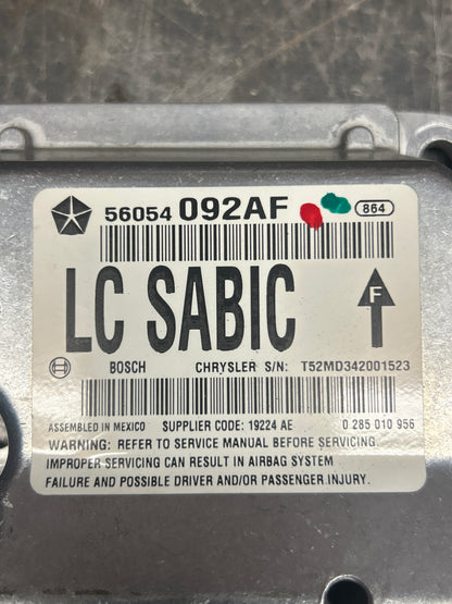 2011 Dodge Challenger SRT8 Occupant Restraint Control Module OEM 56054092AF