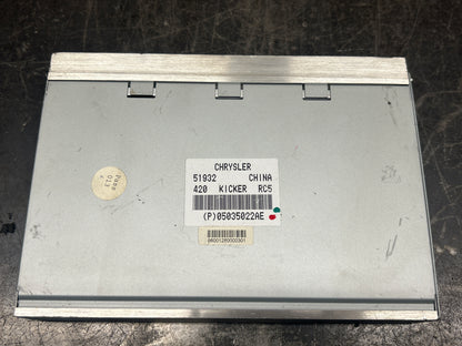 2010-2011 Challenger Charger 300 SRT8 Stereo Amplifier Amp Audio OEM 05035022AE