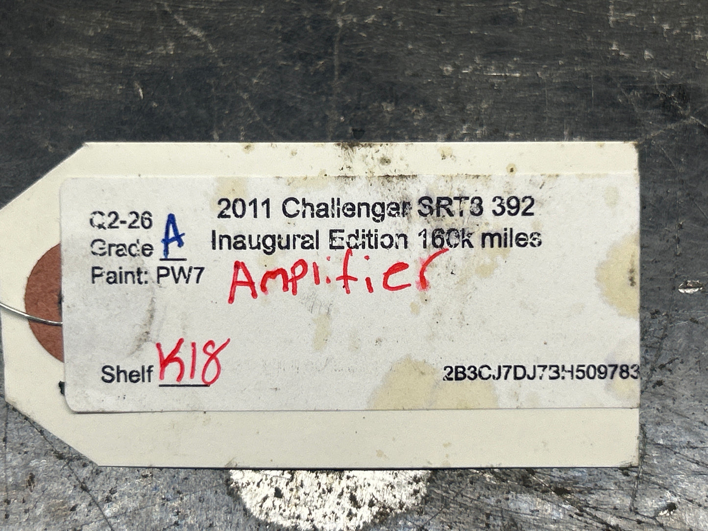 2010-2011 Challenger Charger 300 SRT8 Stereo Amplifier Amp Audio OEM 05035022AE