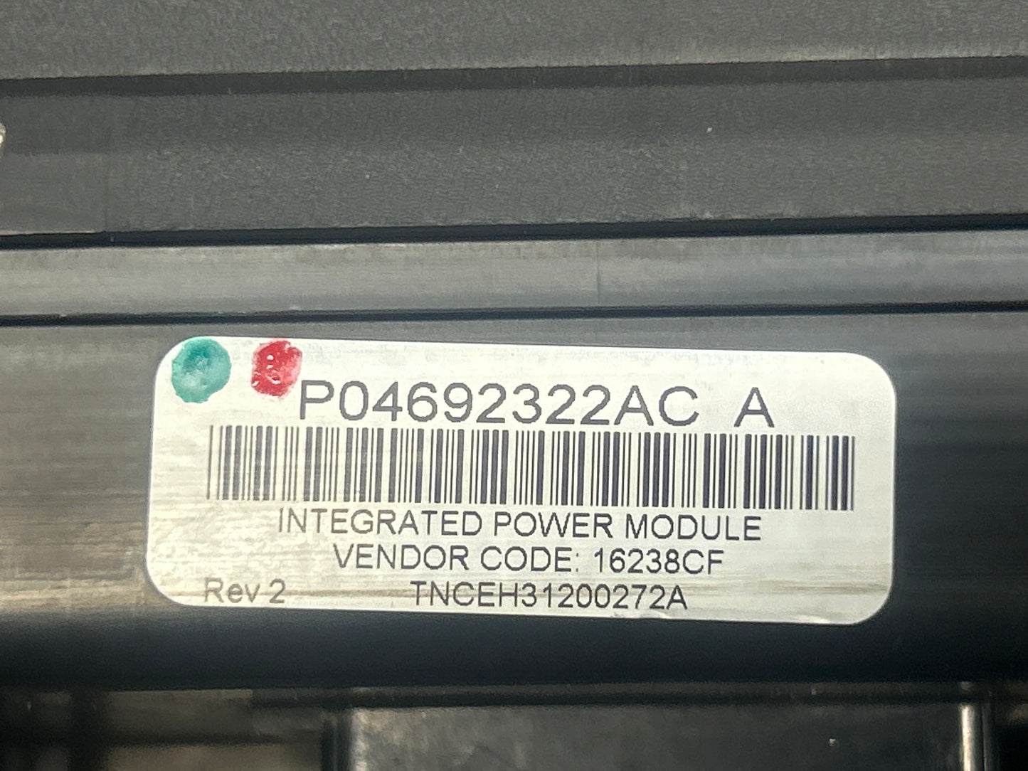 2011 DODGE CHALLENGER FUSE BOX INTEGRATED POWER MODULE TIPM 04692322AC