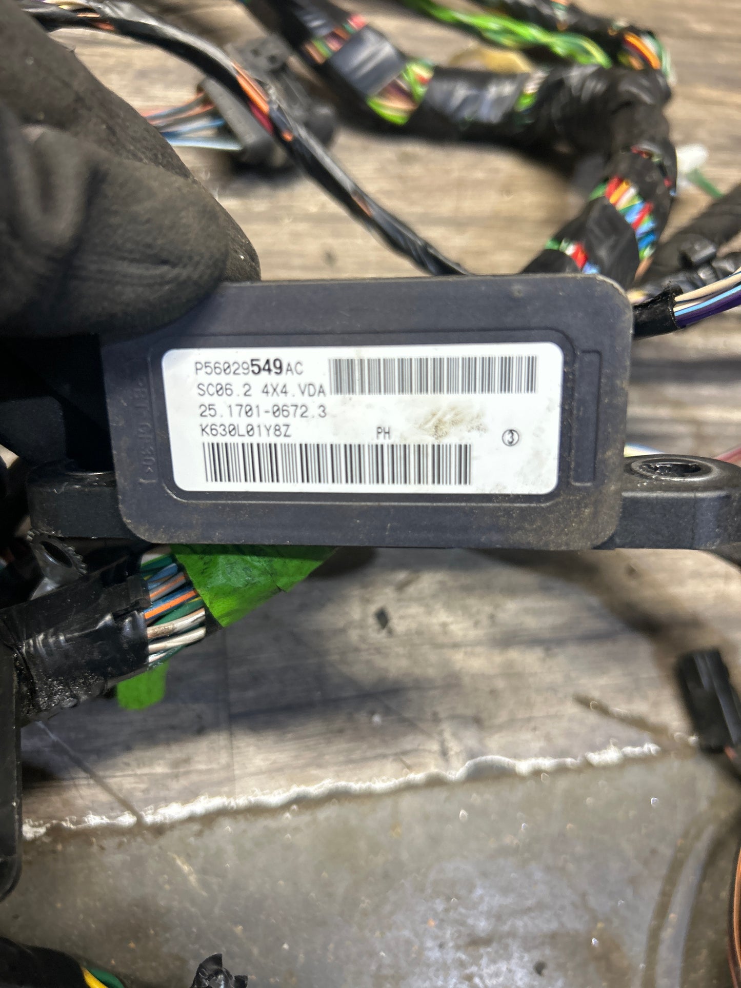 2011 DODGE CHALLENGER SRT8 6.4L OEM BODY WIRE WIRING HARNESS 68064019AC