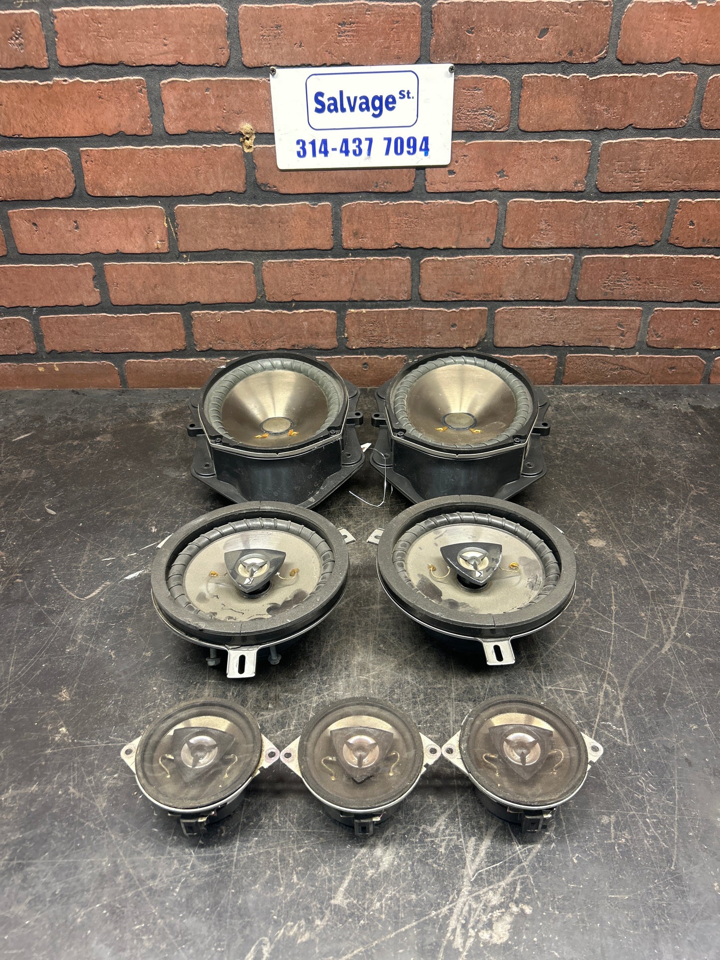 2008-2011 CHARGER/CHALLENGER/300C SRT8 OEM RADIO SOUND AUDIO SOUND SPEAKER SET