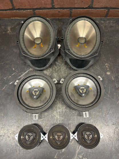 2008-2011 CHARGER/CHALLENGER/300C SRT8 OEM RADIO SOUND AUDIO SOUND SPEAKER SET
