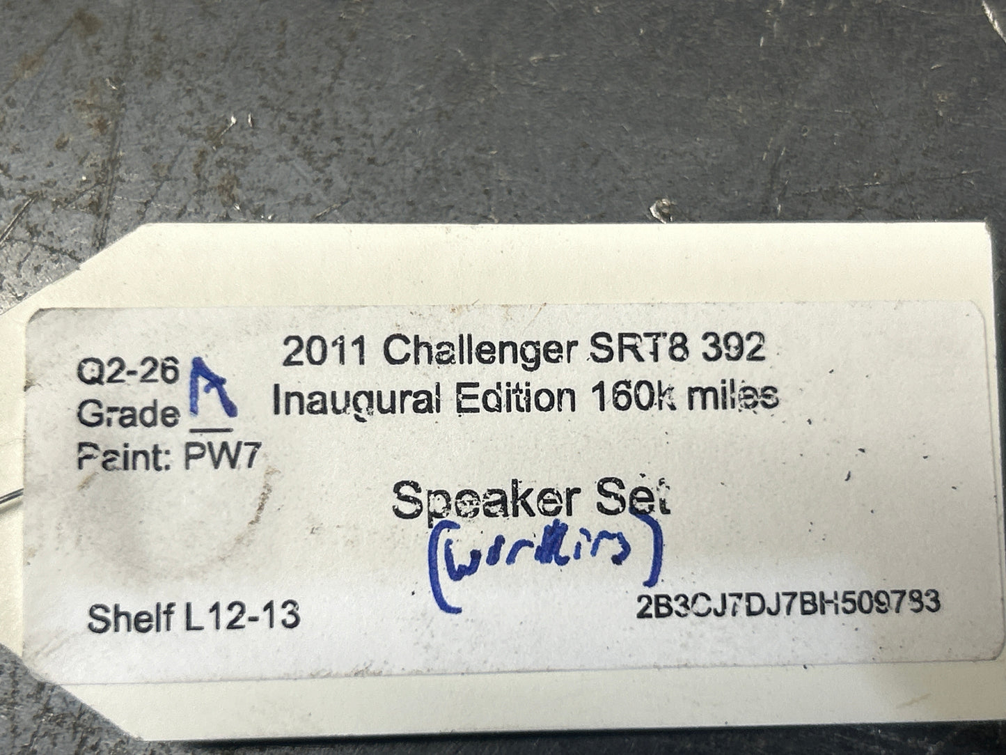 2008-2011 CHARGER/CHALLENGER/300C SRT8 OEM RADIO SOUND AUDIO SOUND SPEAKER SET
