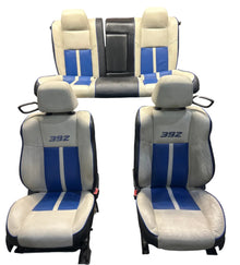 2011 Dodge Challenger SRT8 Inaugural Edition White and Blue Leather Seats OEM
